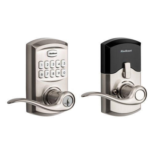 Kwikset Electronic Door Lever with SmartKey & Reviews Wayfair